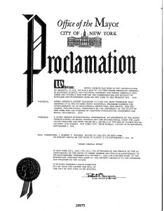 City of New York Henry George Week Proclamation, August 31-September 6, 1964_1